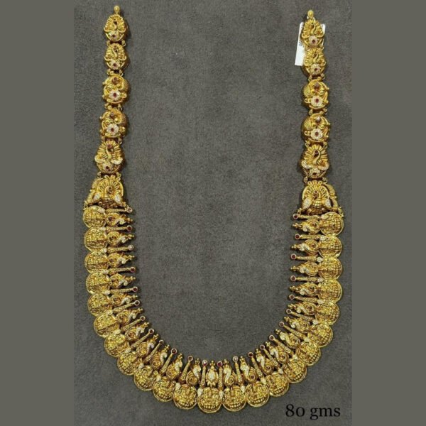 Elegant Kasu Gold Antique Haram