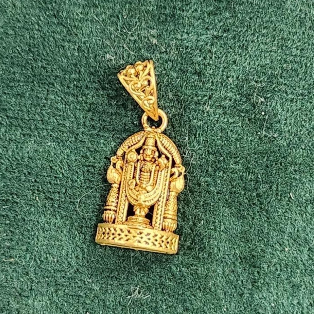 Divine Venkateswara Balaji Gold Pendant