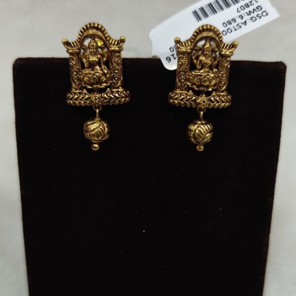 Lakshmi Classic Gold Studs