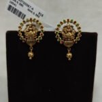 Red and Green Lakshmi Studs