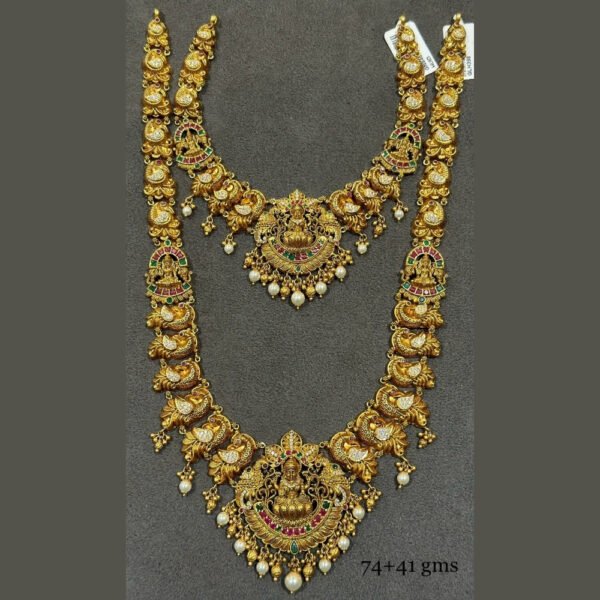 Opulent Gold Haram Necklace Set