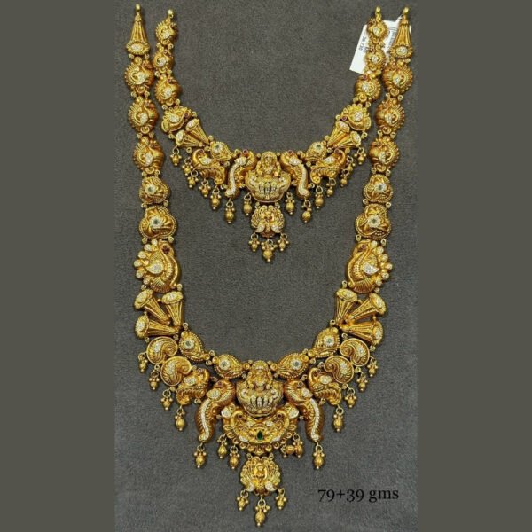 Chic Gold Haram Necklace Set