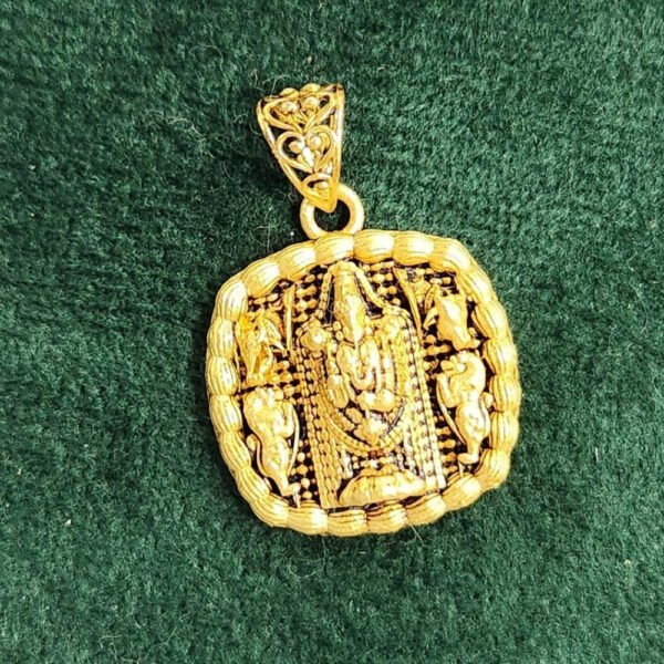 Ornate Gold God Pendant