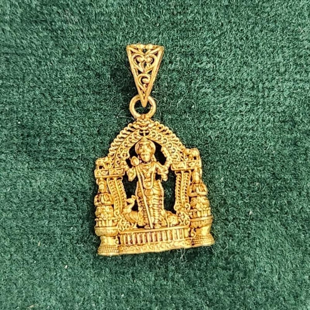 Elegant Murugar Gold Pendent