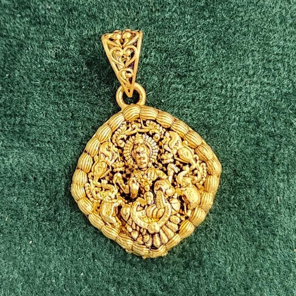 Divine Lakshmi Gold Pendant