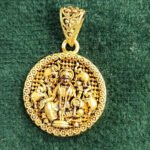 Dhana Lakshmi Gold Pendant
