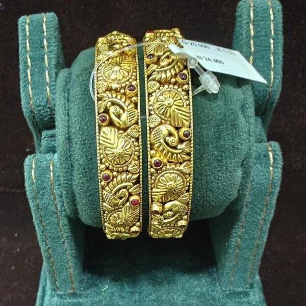 Elegant Gold Antique Bangles